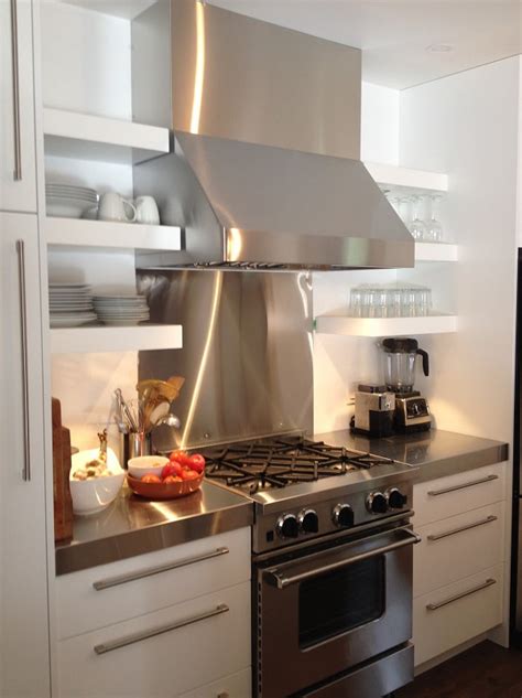 metal sheet for behind stove|Stainless Steel.